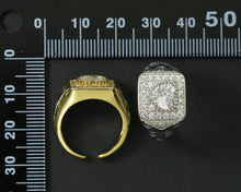 Load image into Gallery viewer, CZ Heart Adjustable Ring, Sku#B169