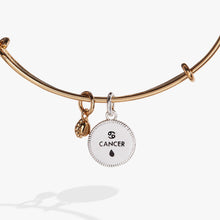 Load image into Gallery viewer, Cancer Zodiac Charm Bangle