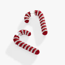 Load image into Gallery viewer, Candy Cane Front-Back Earrings