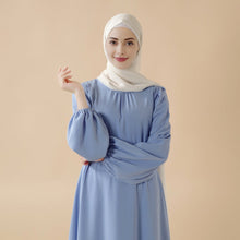 Load image into Gallery viewer, Candy Color Pleated Abaya | Must-have Essential Basic Dress (MA142)