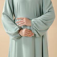 Load image into Gallery viewer, Candy Color Pleated Abaya | Must-have Essential Basic Dress (MA142)