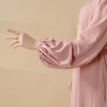 Load image into Gallery viewer, Candy Color Pleated Abaya | Must-have Essential Basic Dress (MA142)