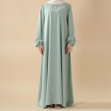Load image into Gallery viewer, Candy Color Pleated Abaya | Must-have Essential Basic Dress (MA142)
