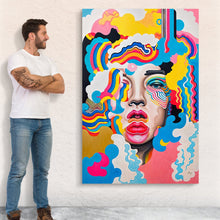 Load image into Gallery viewer, Canvas Print: "Candy Face"