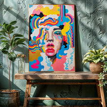 Load image into Gallery viewer, Canvas Print: "Candy Face"