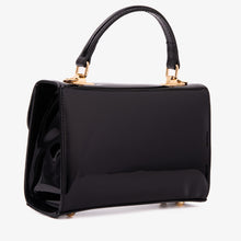 Load image into Gallery viewer, The Rosalinda Black Leather Handbag