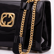 Load image into Gallery viewer, The Rosalinda Black Leather Handbag