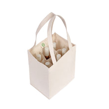 Load image into Gallery viewer, Canvas Wine Tote