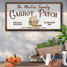 Load image into Gallery viewer, Carrot Patch Easter Sign III