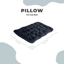 Load image into Gallery viewer, Sleeping Cat Pillow - Black