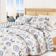 Load image into Gallery viewer, Azure Collection Coastal Quilt Set