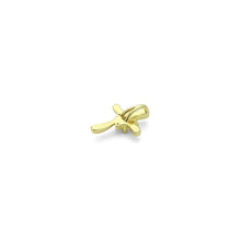 Load image into Gallery viewer, Gold Cross with Oval Crystal Center Charm Pendant, Sku#LK1180