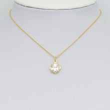 Load image into Gallery viewer, Square big diamond CZ Rhombus Charm Pendant, Sku#LK1076