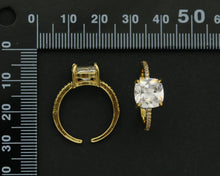 Load image into Gallery viewer, CZ Crown Adjustable ring, Sku#X310