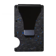 Load image into Gallery viewer, RFID Blocking Credit Card Holder - Aluminum Slim Wallet with Carbon Fiber Design