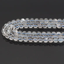 Load image into Gallery viewer, Genuine White Topaz Round Smooth Beads, Sku#U1640