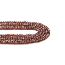 Load image into Gallery viewer, Genuine Garnet Faceted Cube Beads, 2.5mm, Sku#U1550