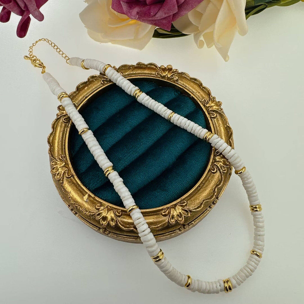 Tridacna Stone Necklace, EF548