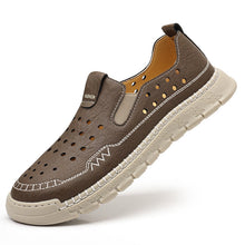 Load image into Gallery viewer, Men's Breathable Hollowed-Out Slip-On Casual Shoes | Summer Comfort Footwear