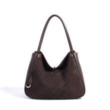 Load image into Gallery viewer, Genuine Leather Tote Bag for Women - Premium Cowhide Shoulder Bag with Zipper Pockets