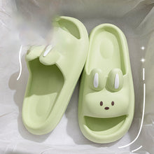Load image into Gallery viewer, Women's Non-Slip Indoor Slippers - Soft Cushioned EVA Bathroom Slippers with Cute Rabbit Design