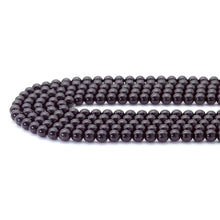 Load image into Gallery viewer, Genuine Black Obsidian Round Smooth Beads, Sku#U1775
