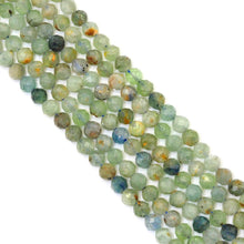 Load image into Gallery viewer, Genuine Green Kyanite Round Faceted Beads, 3mm/4mm/5mm, Sku#U1607