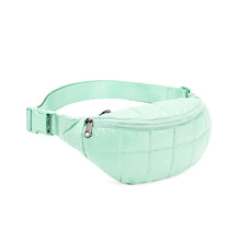 Load image into Gallery viewer, Quilted Diamond Crossbody Waist Bag - Unisex Casual Fanny Pack for Travel &amp; Outdoor