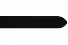 Load image into Gallery viewer, The Bari Black Suede Leather Belt