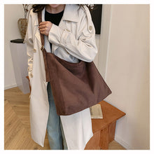 Load image into Gallery viewer, Large Capacity Suede Shoulder Bag for Women – Spacious Everyday Tote