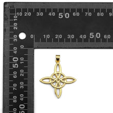 Load image into Gallery viewer, Gold Chinese Knot Flower Shape Charm, Sku#LK828