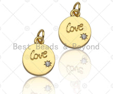 Load image into Gallery viewer, LOVE, Coin Charms, sku#LK119