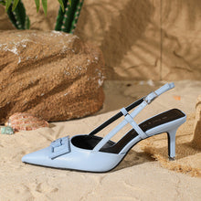 Load image into Gallery viewer, Pointed Toe Buckle High Heel Sandals