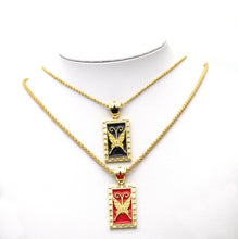 Load image into Gallery viewer, CZ Enamel Butterfly Pendant, Sku#JL78