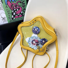 Load image into Gallery viewer, Cool Mini Heart Backpack for Girls – Cute PU Leather Mini Soreback Bag