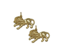 Load image into Gallery viewer, Gold CZ Runniing Lion Charm, Sku#LX91
