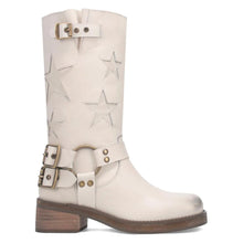 Load image into Gallery viewer, Women's Stitched Belt Buckle Ankle Boots – Chunky Low Heel, Round Toe, Slip-On