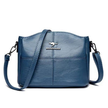 Load image into Gallery viewer, Women's Genuine Leather Embroidered Crossbody Bag – Large Capacity Shoulder Bag