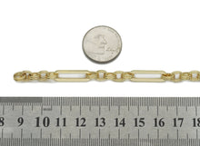 Load image into Gallery viewer, Long Link Mixed Paper Clip Chain by Yard, wholesale chain, unfinished chain, sku# LS28