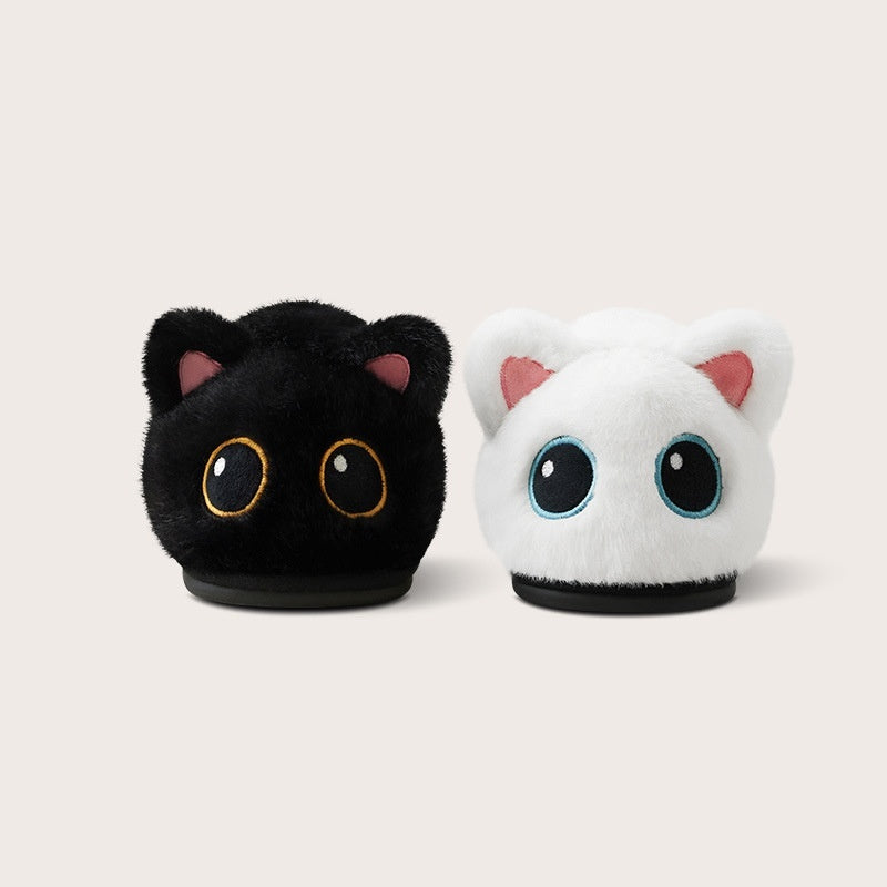 Cozy Cat Slippers with Fleece Lining - Warm Indoor House Shoes for Women & Men
