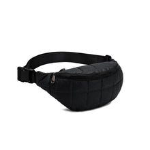 Load image into Gallery viewer, Quilted Diamond Crossbody Waist Bag - Unisex Casual Fanny Pack for Travel &amp; Outdoor