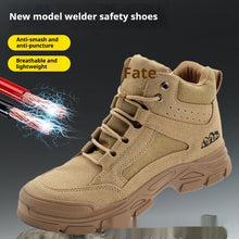 Load image into Gallery viewer, Men's Steel Toe Safety Shoes | Anti-Smashing Puncture-Resistant High-Top Work Boots