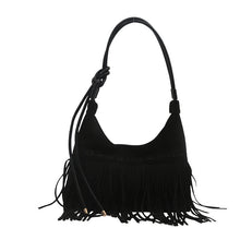 Load image into Gallery viewer, Women's Bohemian Tassel Crossbody Bag - Retro Patchwork Shoulder Bag with Adjustable Strap