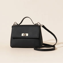 Load image into Gallery viewer, Women's Genuine Leather Crossbody Shoulder Bag | Lock Clasp | Phone &amp; Card Pockets