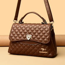 Load image into Gallery viewer, Diamond-Quilted PU Leather Crossbody Shoulder Bag – Streetwear Everyday Handbag for Women