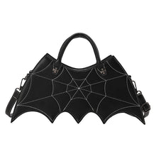 Load image into Gallery viewer, Women's Spider Web Crossbody Bag - Gothic Halloween Shoulder Handbag
