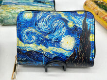 Load image into Gallery viewer, Van Gogh Art Cardholder Wallet | Anti-Magnetic Multi-Card Holder | Foldable PU Leather Card Case