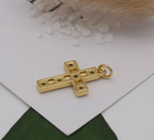 Load image into Gallery viewer, CZ Cross Charm, Sku#LK613