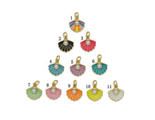 Load image into Gallery viewer, Pearl On Enamel Shell Pendant, Sku#F1462