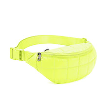 Load image into Gallery viewer, Quilted Diamond Crossbody Waist Bag - Unisex Casual Fanny Pack for Travel &amp; Outdoor